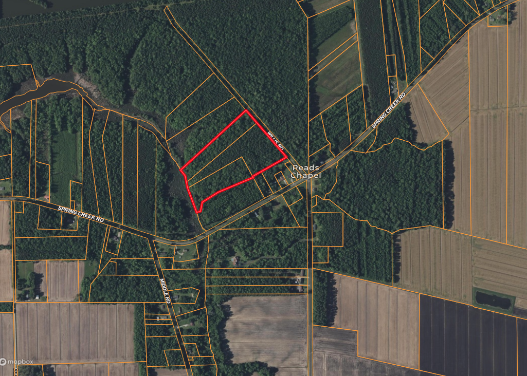 17 Acres Hunting Land with Timber for Sale in Aurora, NC